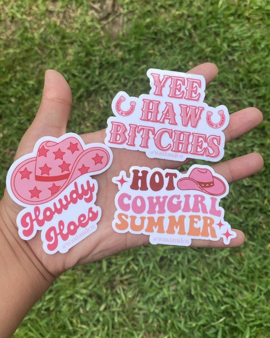 Texas Cowgirl Stickers