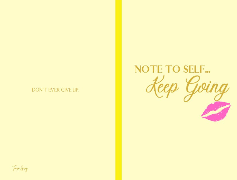 Note To Self: Motivational Planner